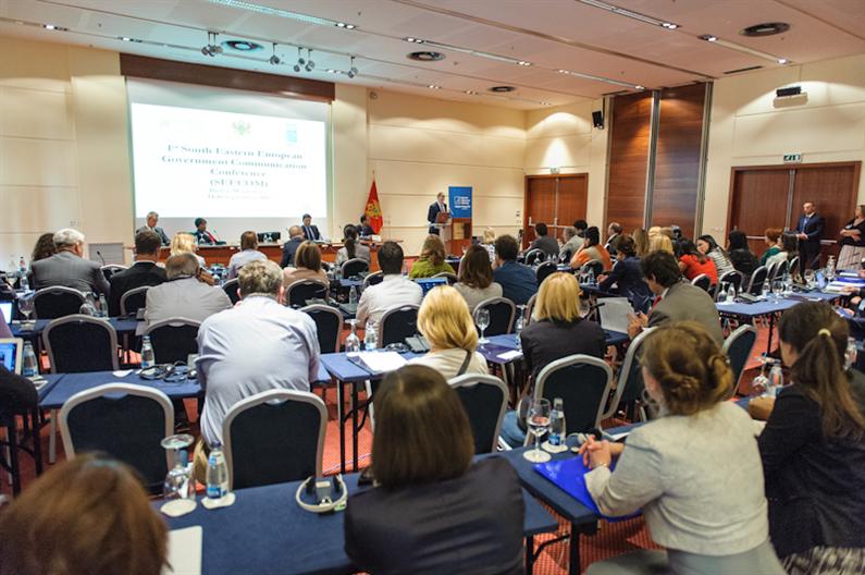 Participants at the first South Eastern European Government Communications Conference in Budva, September 2012